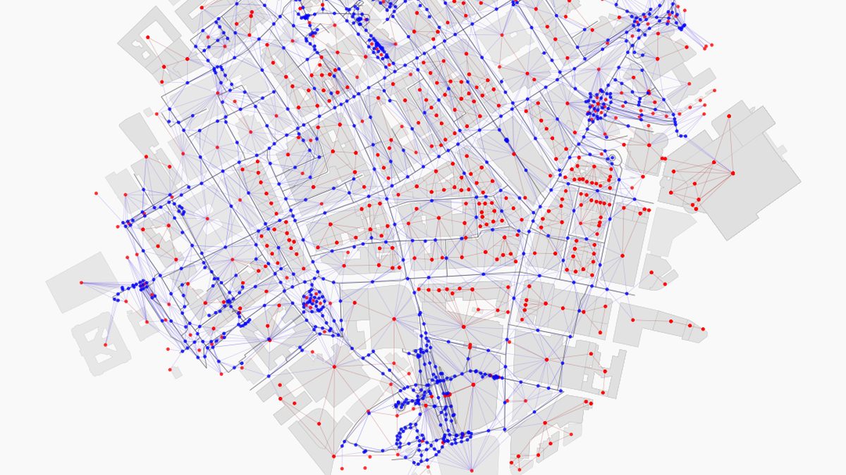 Morphological graph of Liverpool: buildings, tessellation cells, and street segments